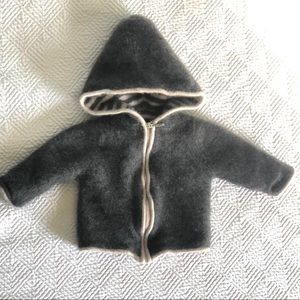 3/$18 100% Cashmere Sweater Hoodie 0-3mos